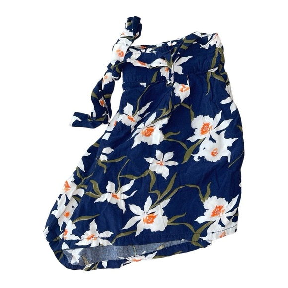 Women’s Flowy Navy Blue Floral Shorts with Tie, Size XS-Old Navy-Great Condition - Picture 4 of 4